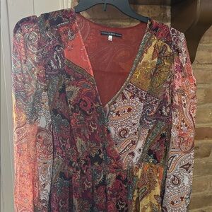Guess Multicolor Paisley Dress